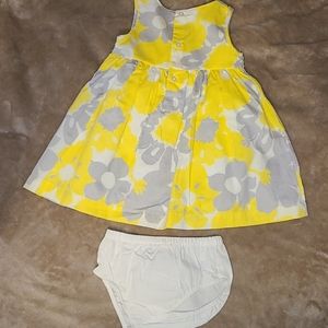NWT 9 months Carter's Dress with Bloomers